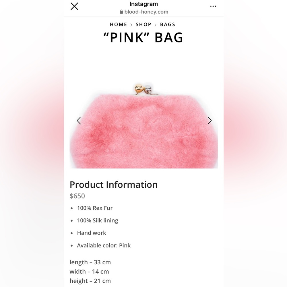 Blood Honey clutch